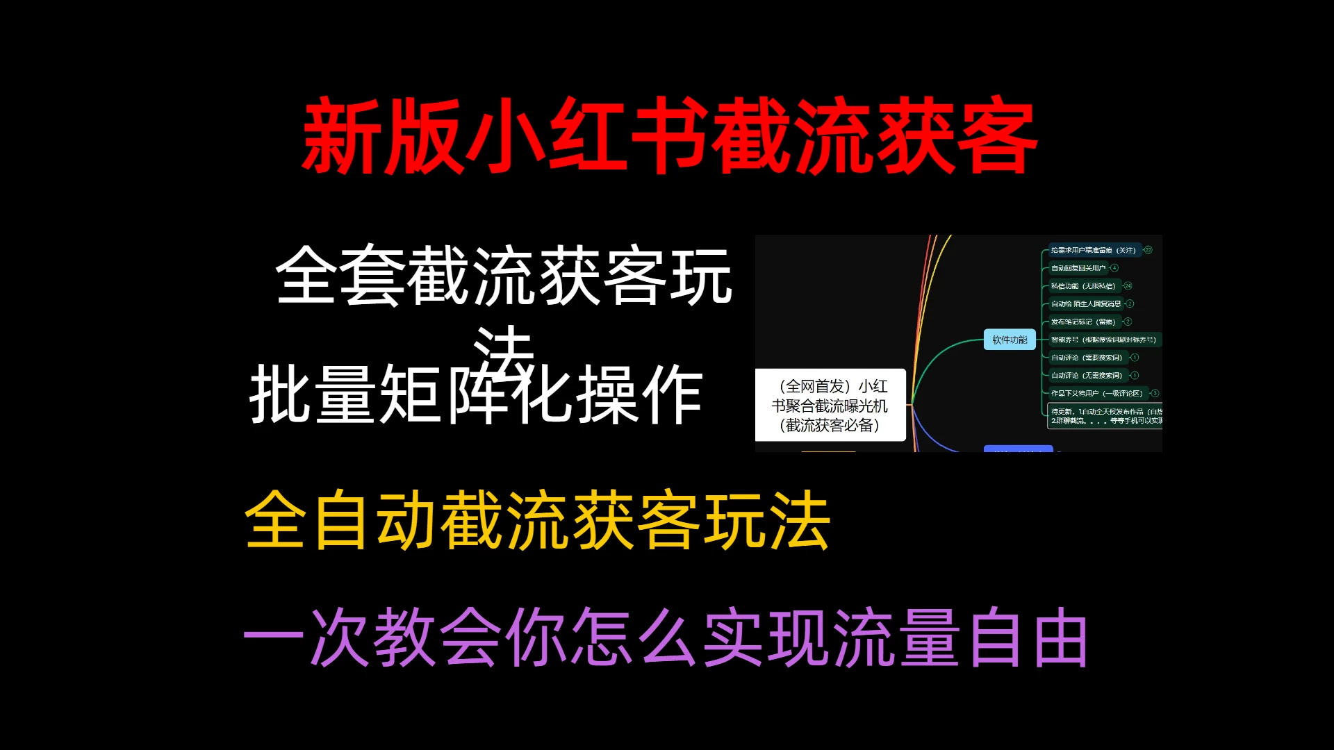 小红薯聚合截流曝光炮机，全套截流获客玩法，自热/截流神器看最鲜网，看新知识-提供各类互联网项目，互联网副业，恋爱技巧，编程技术, 校园课程，升学考试等有价值的知识看最鲜网，看新知识