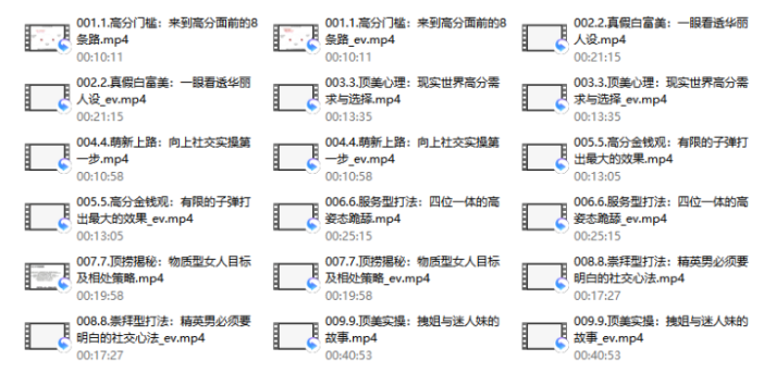 承情《俘获白富美：全网第一高分顶美课》看最鲜网，看新知识-提供各类互联网项目，互联网副业，恋爱技巧，编程技术, 校园课程，升学考试等有价值的知识看最鲜网，看新知识